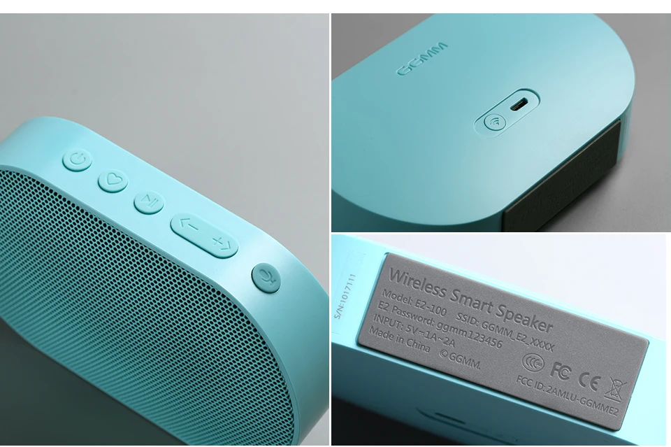 GGMM E2 колонка Bluetooth блютуз колонка Портативный Динамик Bluetooth Динамик мини WI-FI Беспроводной Динамик Саундбар работать с Amazon Alexa плеер