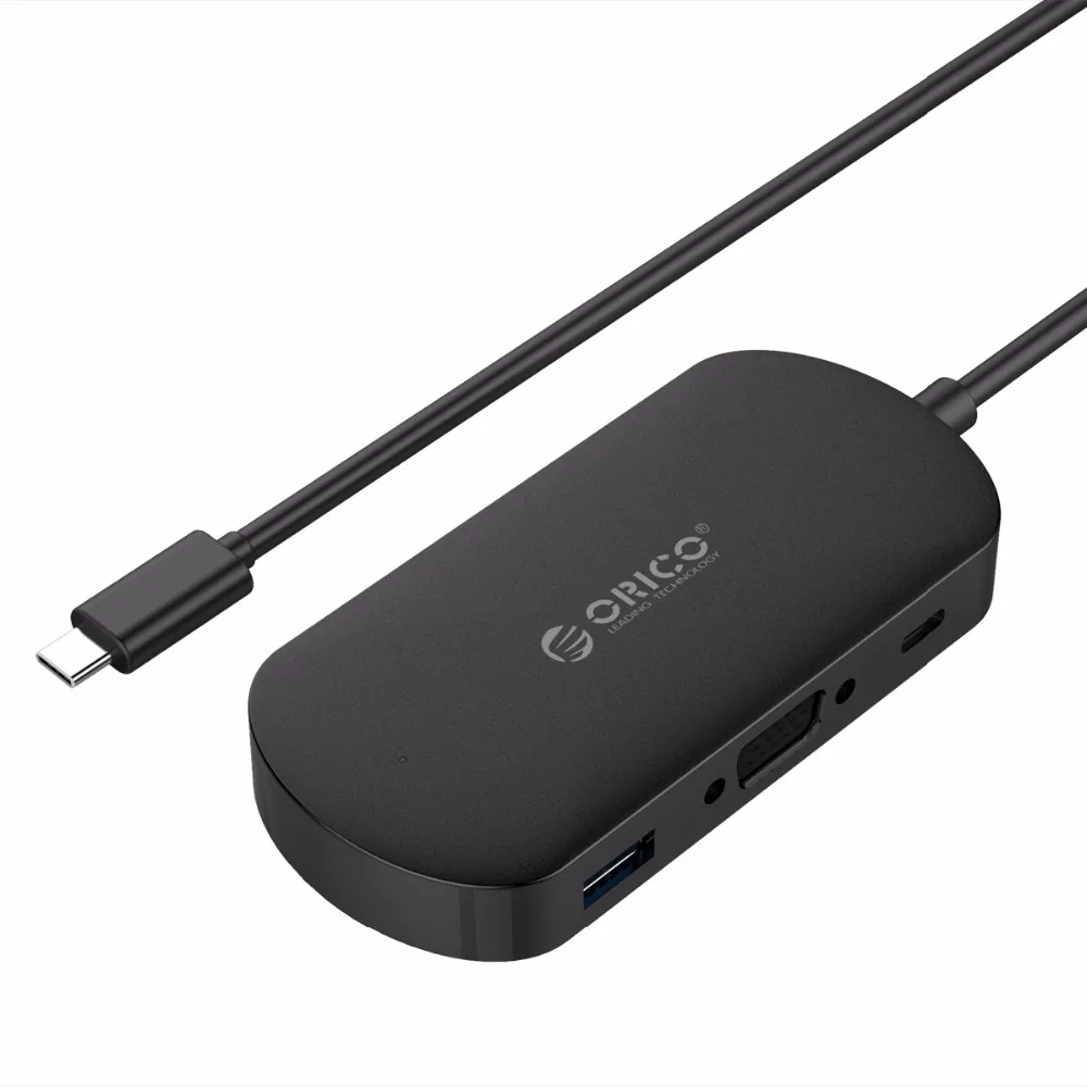 ORICO USB C концентратор type-C для VGA type C USB3.0 PD адаптер разветвитель 4k 1080P для MacBook samsung Galaxy Аксессуары для портативных ПК
