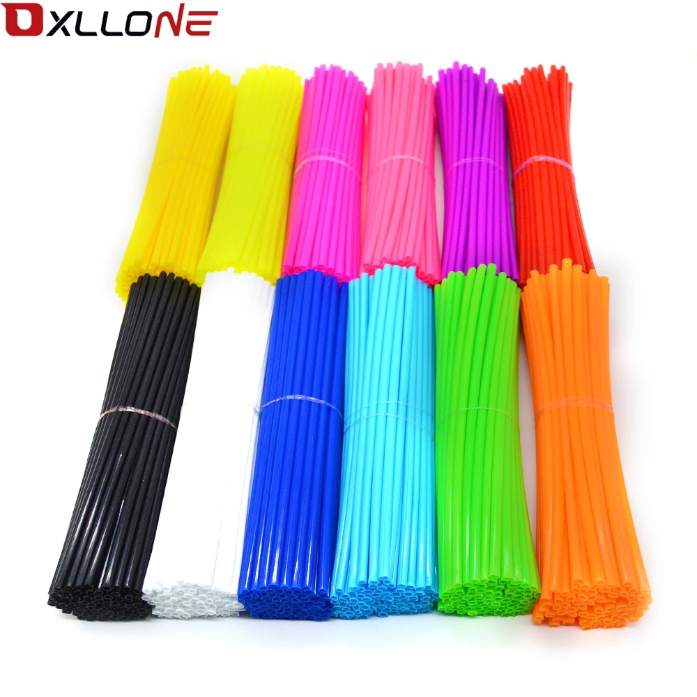 FOR Universal Motorcycle motorbike scooterDirt Bike Enduro Off Road Rim Wheel spoke skins For SUZUKI V-Strom 650 XT YAMAHA YZ85 |