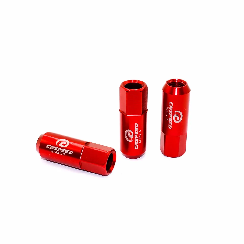 CNSPEED 60 мм M14* 1,5 колеса орехи 20 шт. Гонки Луг Колесные гайки винт/алюминиевая Зажимная гайка M14X1.5