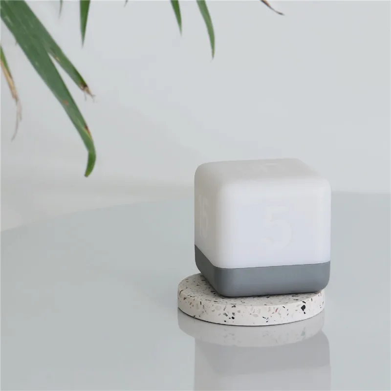 Креативная светодиодсветодиодный лампа с USB зарядкой и таймером квадратная