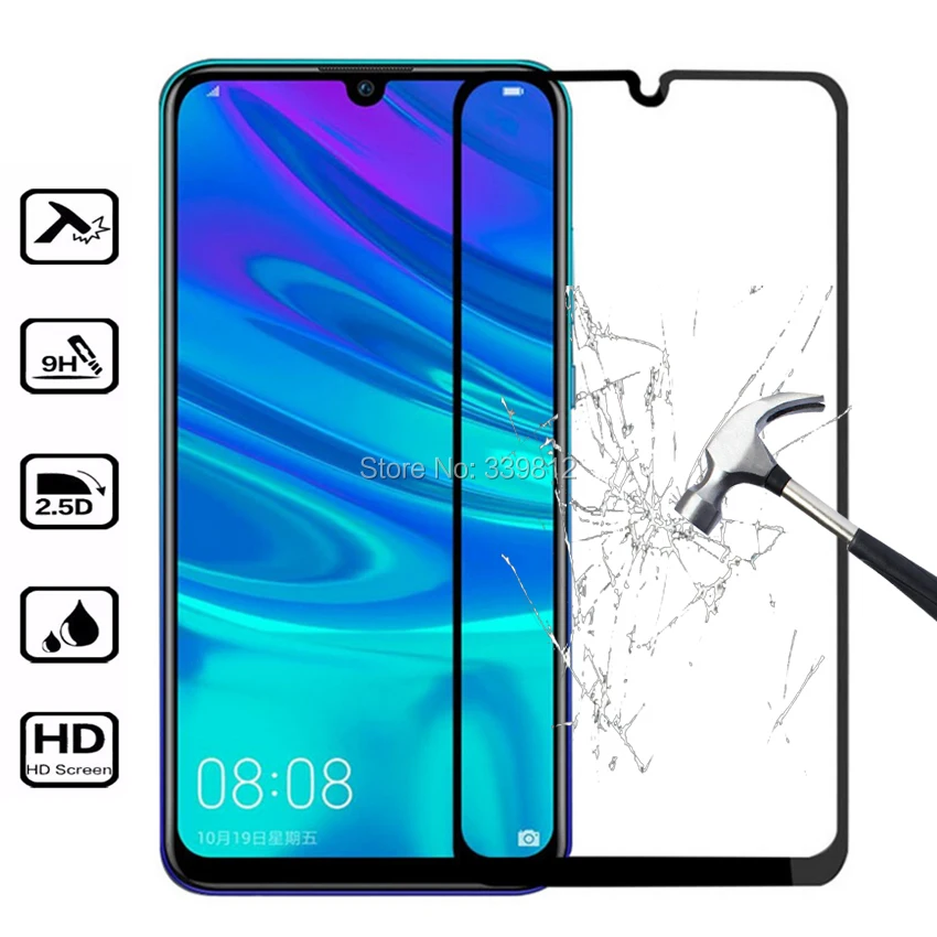 2.5D 9H взрывозащищенное Закаленное стекло защитная пленка для Huawei Honor 8S полная