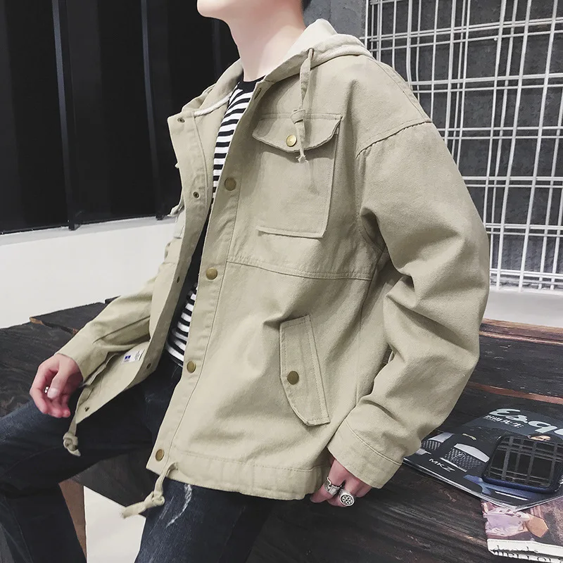 Новая стильная брикет для мужчин жакет Джокера повседневные куртки и пальто