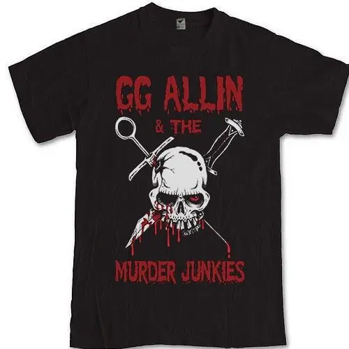 GG Allin And The jilly Junkies футболка певица композитор новейшие футболки модные стильные