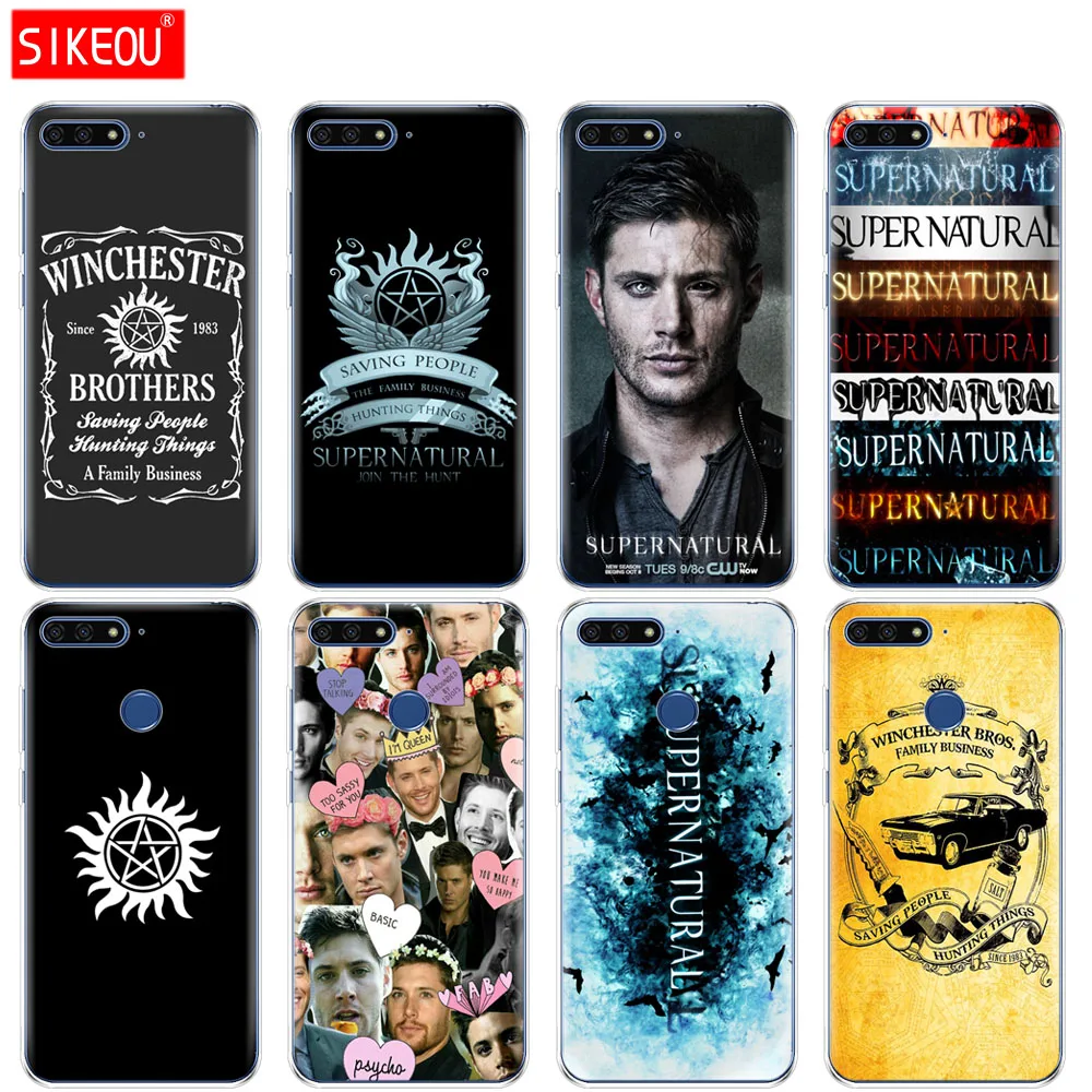 Силиконовый чехол для телефона Huawei Honor 7A PRO 7C Y5 Y6 Y7 Y9 2017 2018 Prime Supernatural Jared