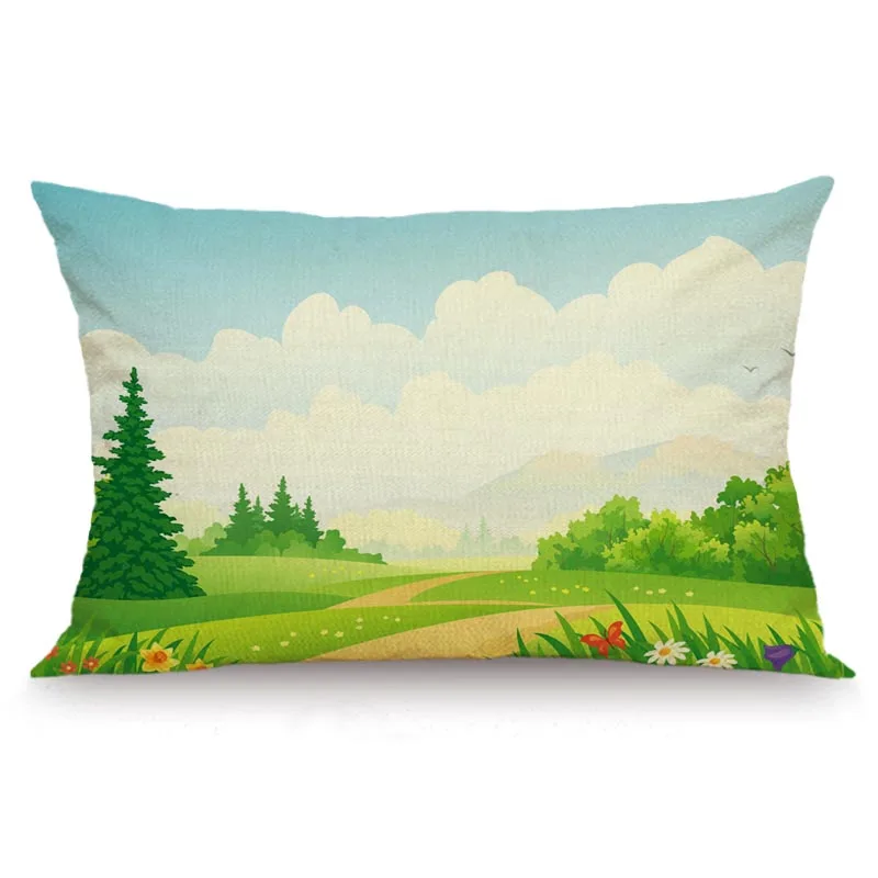 XUNYU 30X50 см/40x60 см наволочка с цветами из мультфильма для детской комнаты
