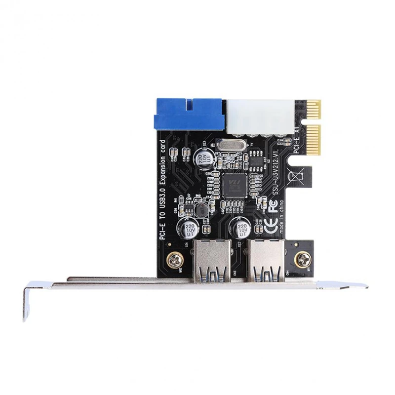 Usb 3 0 Pci-E адаптер для расширения карты внешний 2 порта Usb3.0 концентратор внутренний