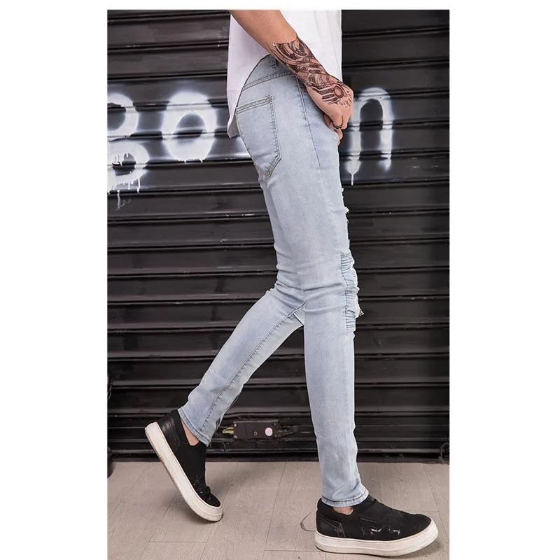 Модные Повседневные облегающие брюки 2020 мужские однотонные брюки-карандаш с