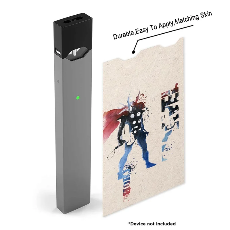 SHIODOKI, 2 упаковки, Juul, наклейка на кожу для Pax JUUL, технология 2.5D, ультратонкая Защитная Наклейка для JUUL, чехлы для обертывания-Hero