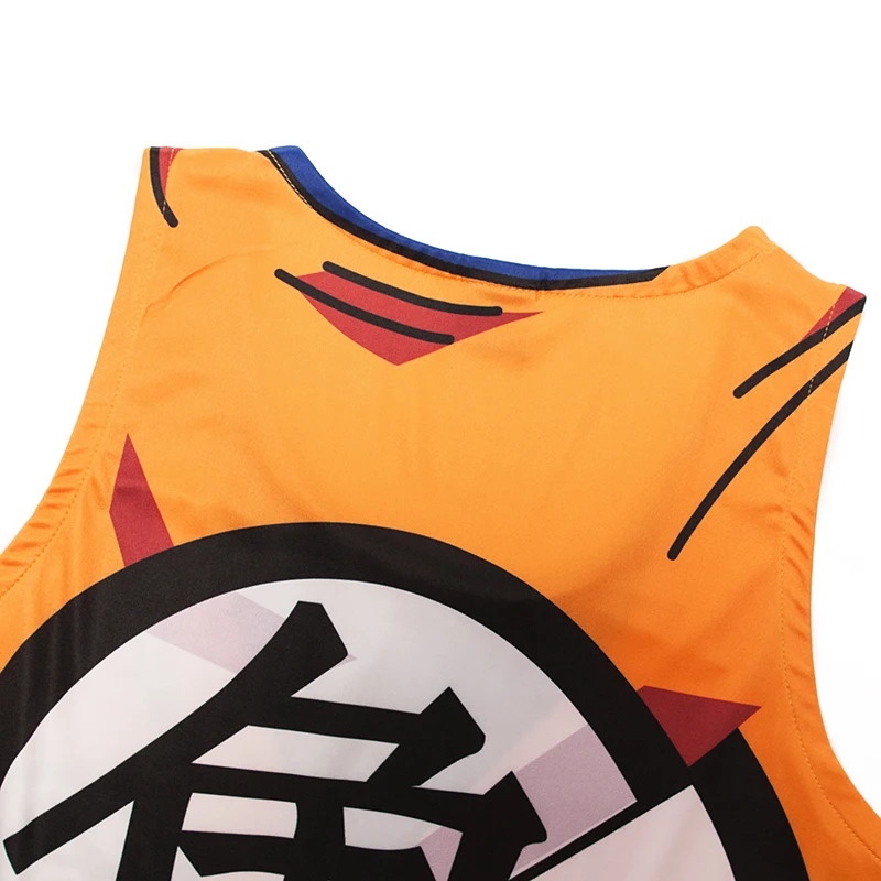 Фитнес Топы Для мужчин Для женщин аниме жилет Dragon Ball singlet Наруто Топ и футболка жилет Пуловер с рисунками из мультфильмов Бодибилдинг ZOOTOP