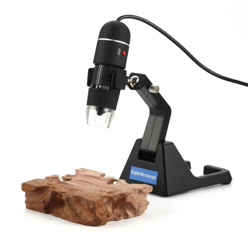 USB Цифровые микроскопы USB2.0 Микроскоп Цифровой портативный с 8 светодиодный свет