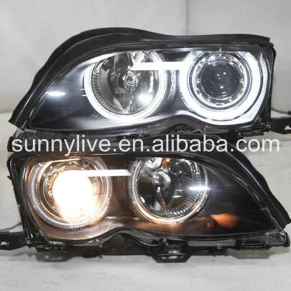 Налобный фонарь с ангельскими глазками для BMW E46 4 двери CCFL 2001-05 лет LF | Автомобили и