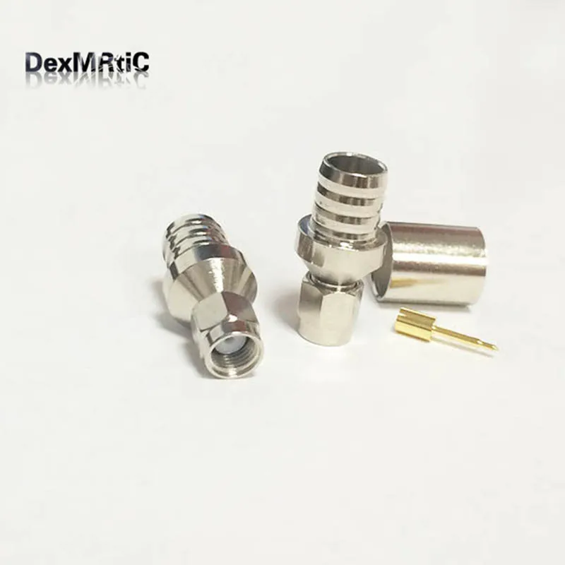 1 шт. SMA штекер RF коаксиальный соединитель обжим для RG8 RG213 LMR400 прямой