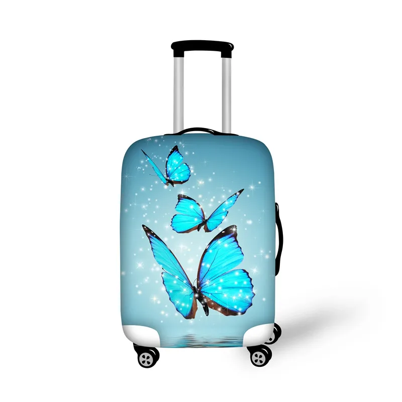 Z679 FORUDESIGNS/Дорожный чемодан с бабочкой, защитный чехол для 18-30 дюймов, чемодан на колесиках, эластичный багажник, пылезащитный чехол на молнии - Цвет: Z679