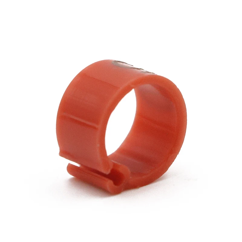 2 Set Of 1-100 Numbered 10mm Poultry Bird Pigeon Duck Chicken Clip Leg Color Foot Rings Pet Management Logo Identification Tool