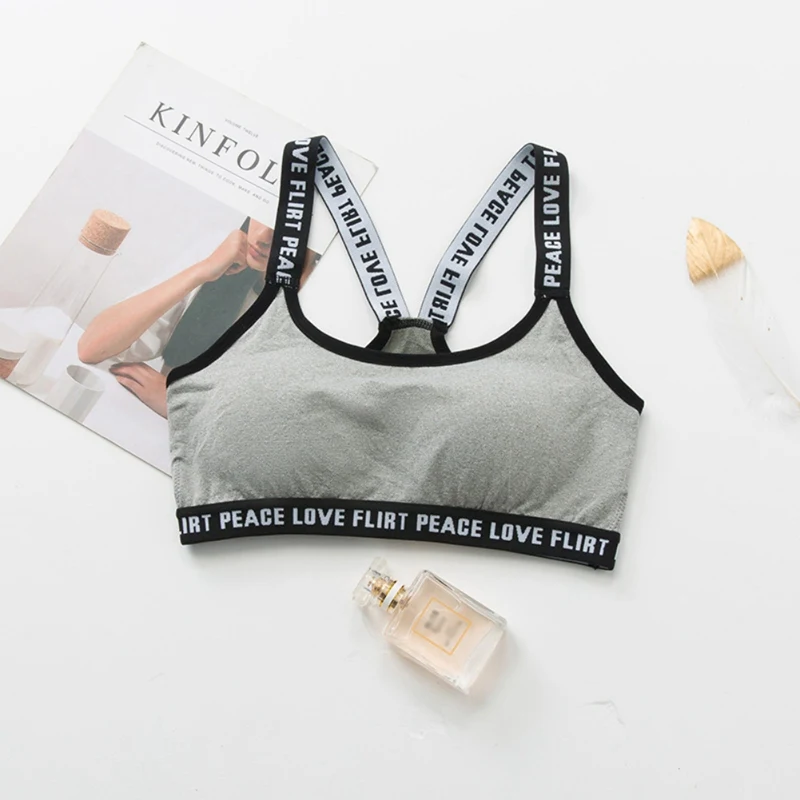 Fashion Sexy Women Crop Top Cropped Padded Bra Tank Tops Vest Fitness Stretch Women's Tanks Cross Back Bras | Женская одежда