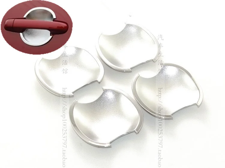 

FUNDUOO For Kia Forte Kia Cerato 2009 2010 2011 2012 New Chrome Car Door Handle Cup Bowl Cover Trim Sticker Car Styling