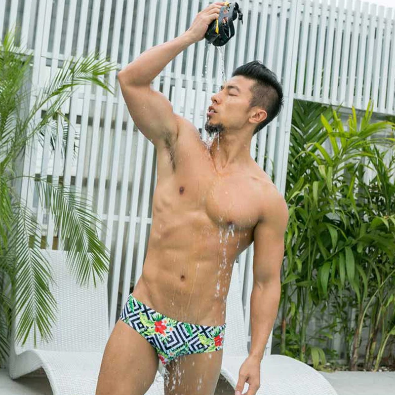 Плавки для мужчин летние воздухопроницаемые бикини купальник maillot de bain