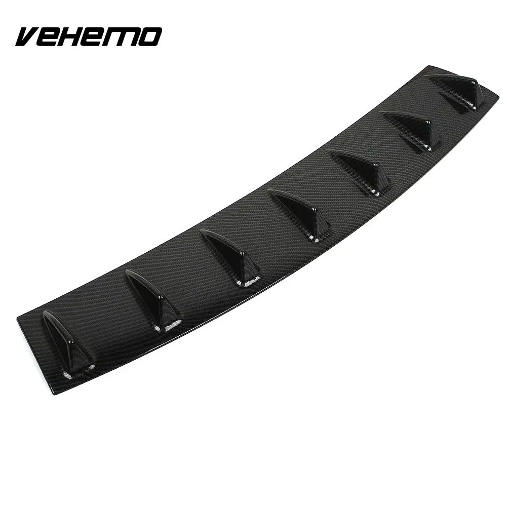 Vehemo 7 крыла спойлер для губ плавник акулы задний бампер шасси ABS утечка воздуха