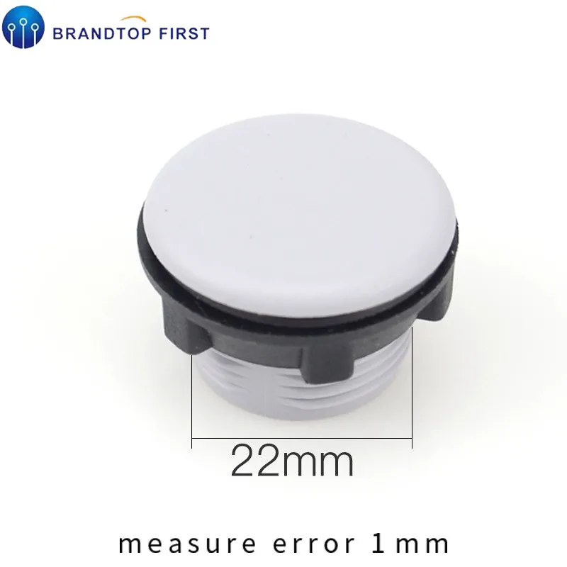 22mm 5pcs Кнопка аварийной остановки переключатель пластиковый знак, внутренний диаметр 22 мм Кнопка аварийной остановки Защитная крышка наклейка для панели fram - Цвет: 22mm 5pcs