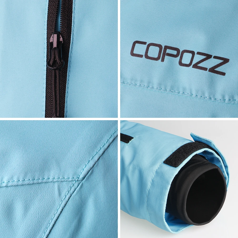 COPOZZ лыжный костюм для сноуборда, Зимний горный водонепроницаемый мужской женский лыжный костюм, ветрозащитная Женская и Мужская лыжная куртка, S-XXL Размер