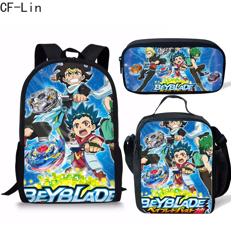 2020 Новая Популярная мода: Beyblade Burst игра 3 шт SetPrint мужской Большой Рюкзак