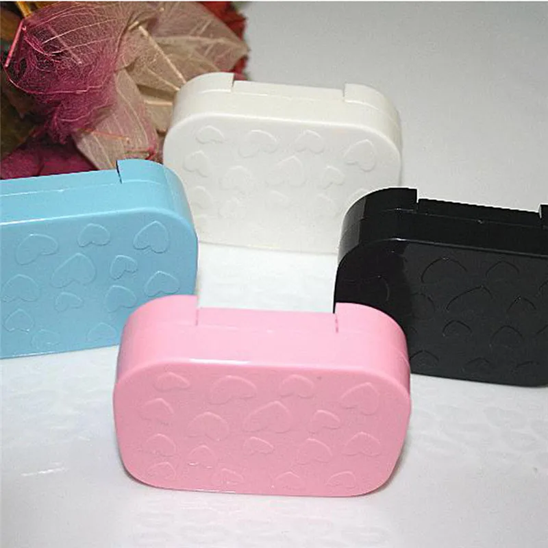 1 шт. коробка для очков с очками леденец чехол контактных линз милый цвет набор