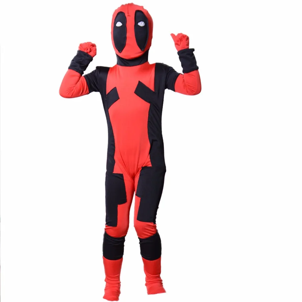Костюм Дэдпула для мальчиков Детский костюм из лайкры и гликры девочек |