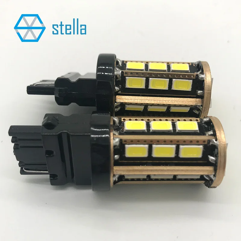 2 шт. T25/3156/P27W Авто супер яркая светодиодная лампа Янтарный/белый для переднего или