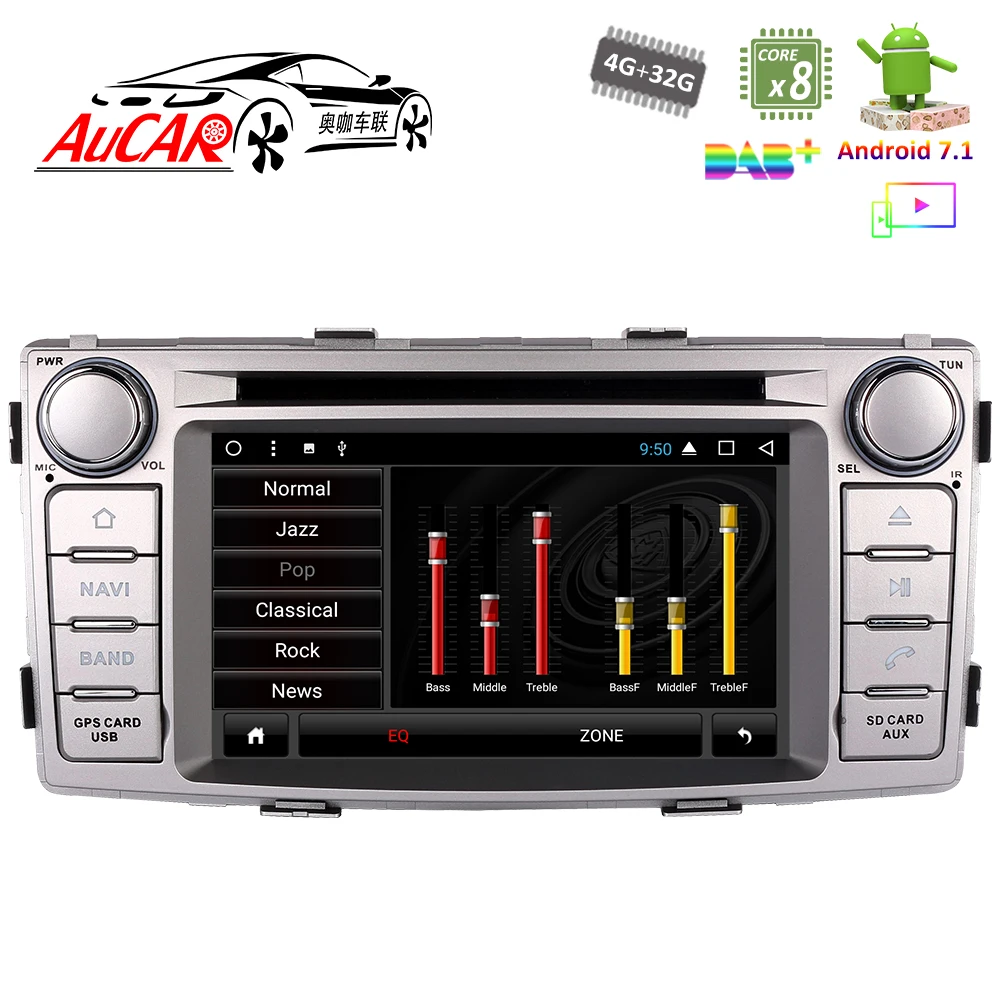 Android 6 2 &quotАвтомобильный dvd плеер для Toyota Fortuner Hilux 2012 2015 Автомобильный GPS