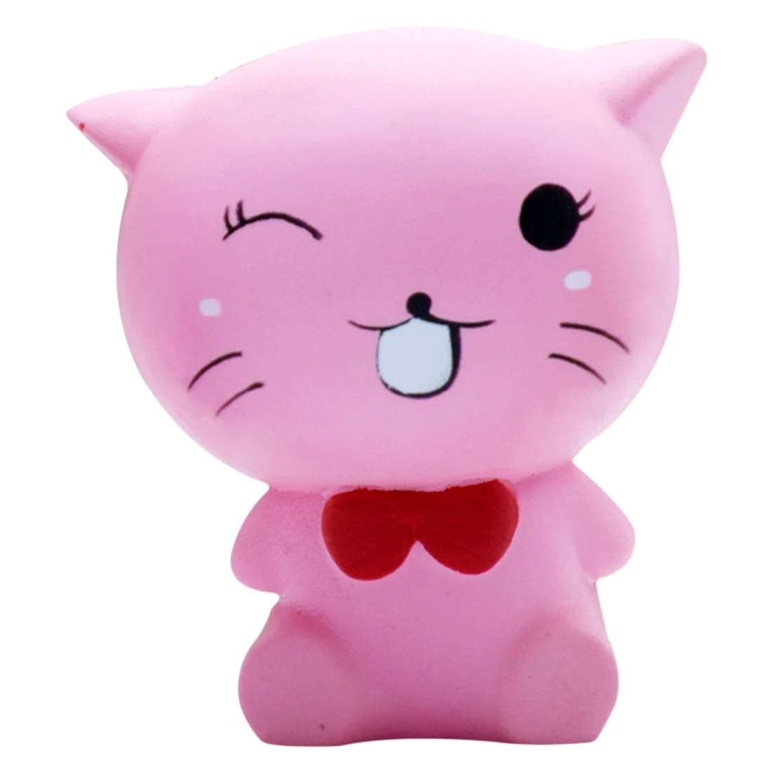 Pink cute cat Etmakit большой Jumbo милый кавайный котик мягкий Squeeze Squishi Squshy игрушка медленно поднимается для взрослых снимает стресс тревога украшение - Цвет: Pink cute cat
