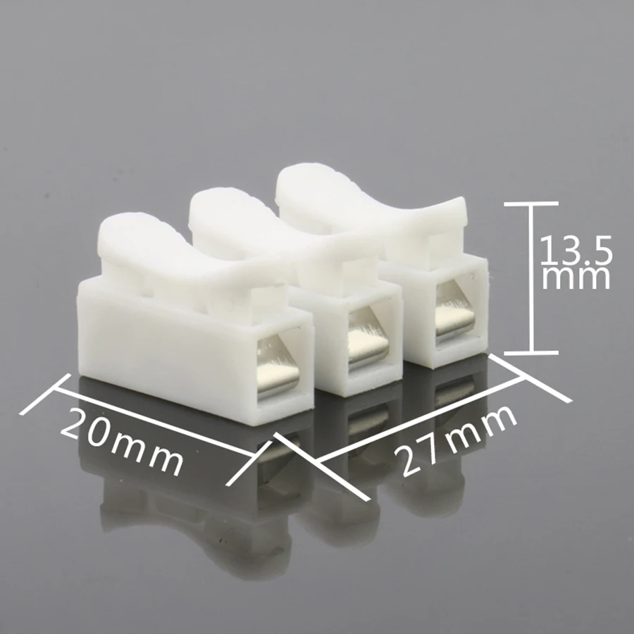 5PCS CH-3 UL IEC Press Type PP Splice PlasticTerminal Live/Null/Earth fast Wire Connector for 0.5-2.5m2 Cable | Обустройство дома
