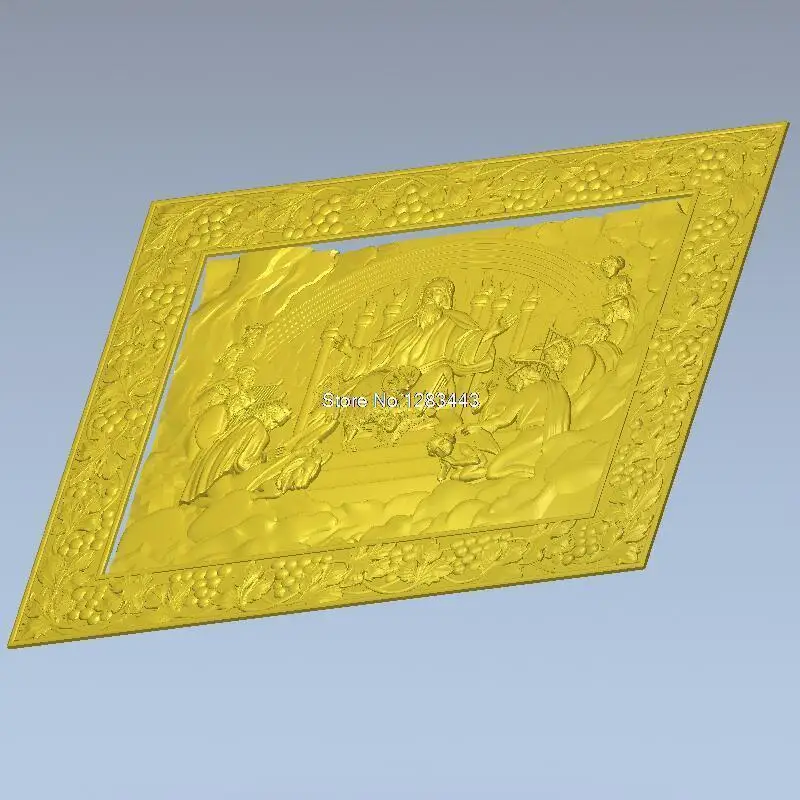 Высококачественная 3d модель рельеф для ЧПУ или 3D принтеров в формате STL|3d model relief|3d