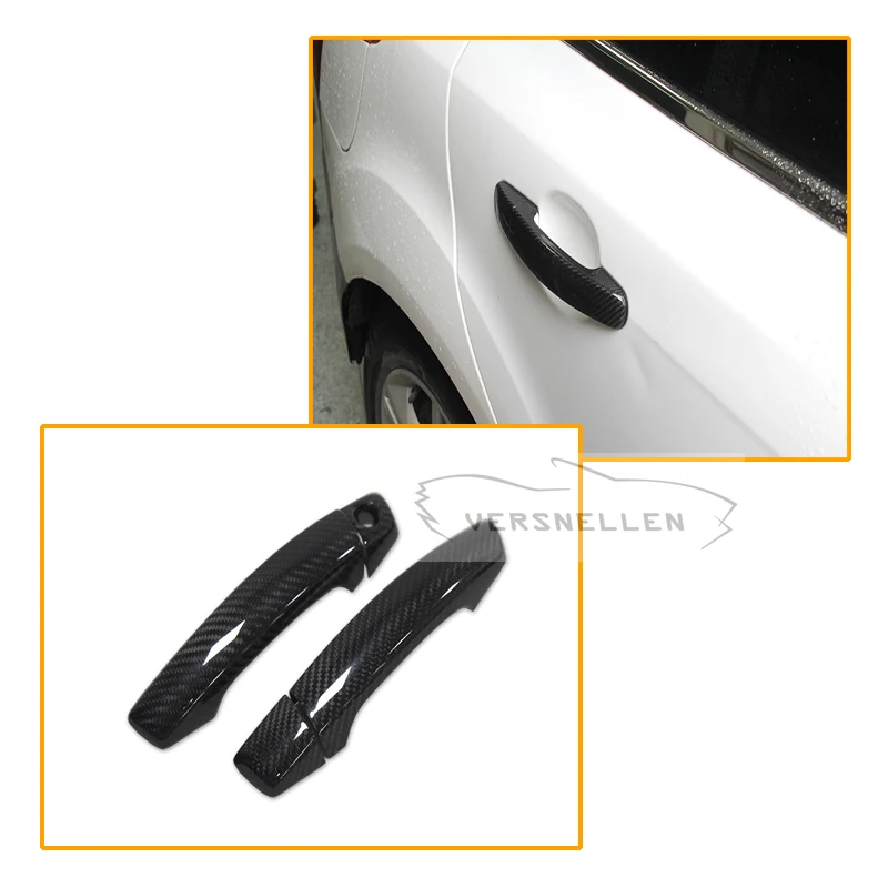 Аксессуары крышка ручки двери из углеродного волокна для Ford Focus Mondeo 2005 2006 2007 2008 2009