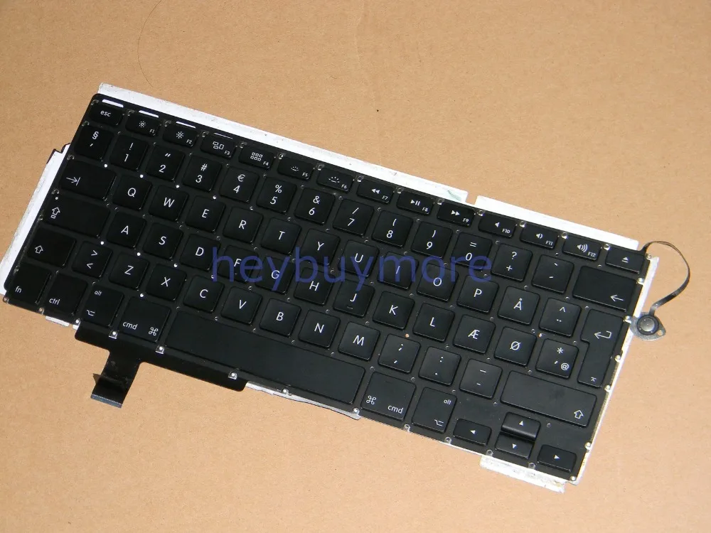 Для Macbook Pro 17 &quotA1297 2009 2010 2011 2012 MB604 MC226 MC227 MC024 MC725 MD311 DK Датский клавиатура Бесплатная