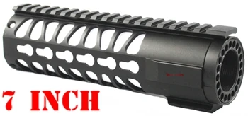 7 Inch AR15 M4 M16 KeyMod Тактический 7 10 12 15 дюймов один кусок поплавок винтовка Handguard Пикатинни кронштейн - Цвет: 7 Inch