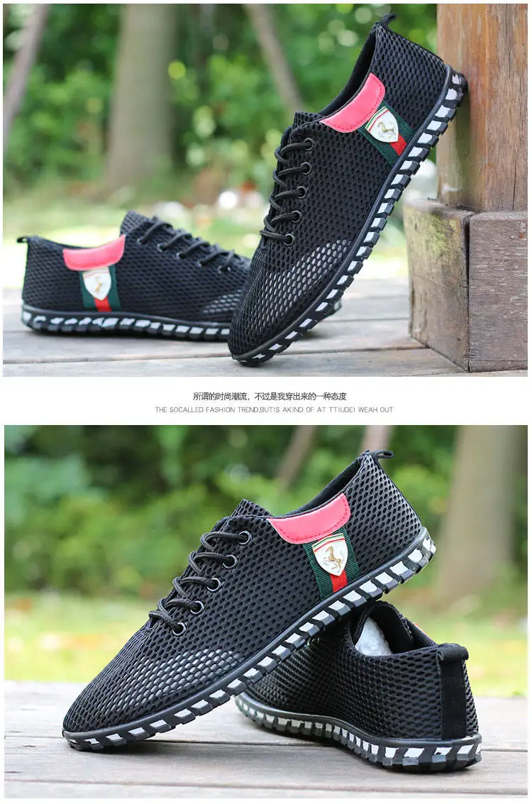 Sycatree Male Leather Casual Shoes for Men Canvas Shoes Outdoor Sneakers Air Mesh Flats Breathable Brand Shoes Plus Size 46