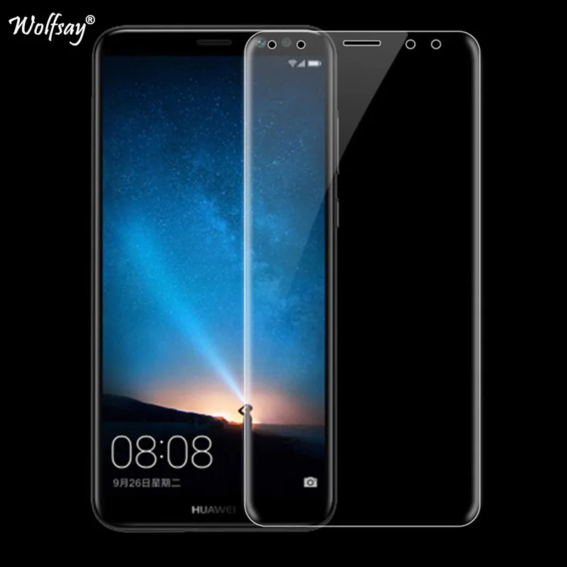 2 шт защита экрана Huawei Mate 10 Lite TPU пленка Полное покрытие телефона Nova 2i Wolfsay не