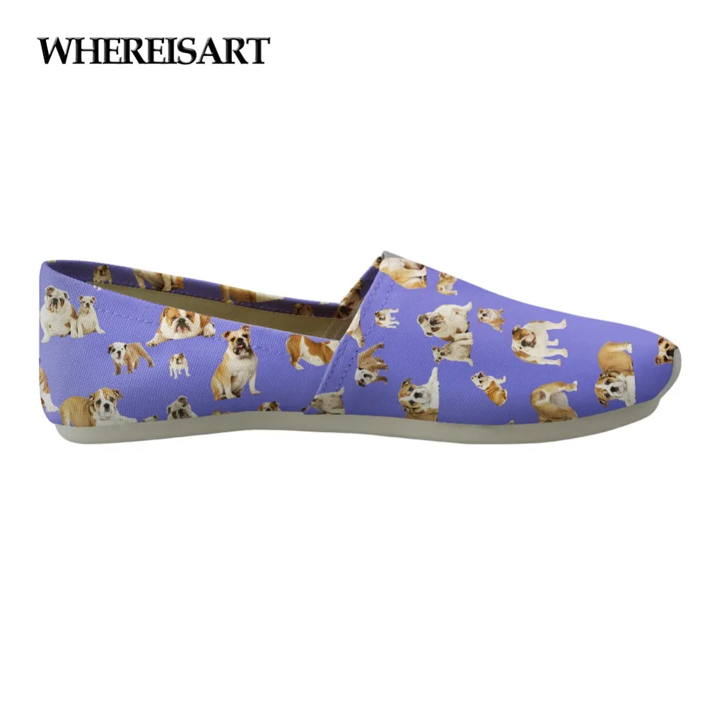 WHEREISART/повседневная женская обувь на плоской подошве с принтом животных Модные