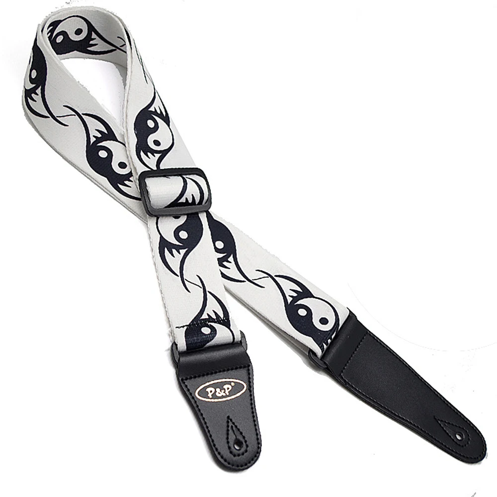 

The Eight Trigrams Pattern Guitar Strap Electric Guitar Acoustic Guitar Folk Guitar Bass Strap