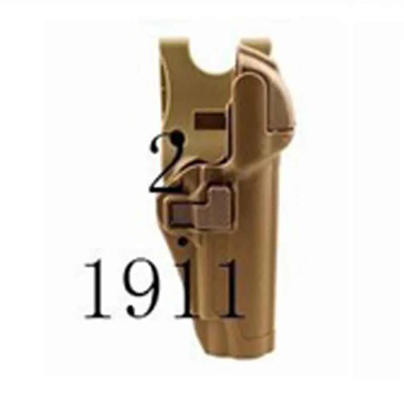 1911 Holster-Tan Hlurker Тактический Glock 17 кобура автоматический замок Duty пластиковый пистолет M1911 M92 P226 G17 кобура для пистолета чехол Охотничьи аксессуары - Цвет: 1911 Holster-Tan