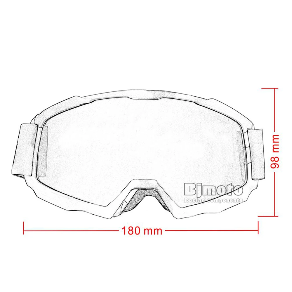BJMOTO очки для мотокросса ATV DH MTB Dirt Bike очки Oculos Antiparras Gafas мотоциклетные очки солнцезащитные очки для мотоциклов шлем
