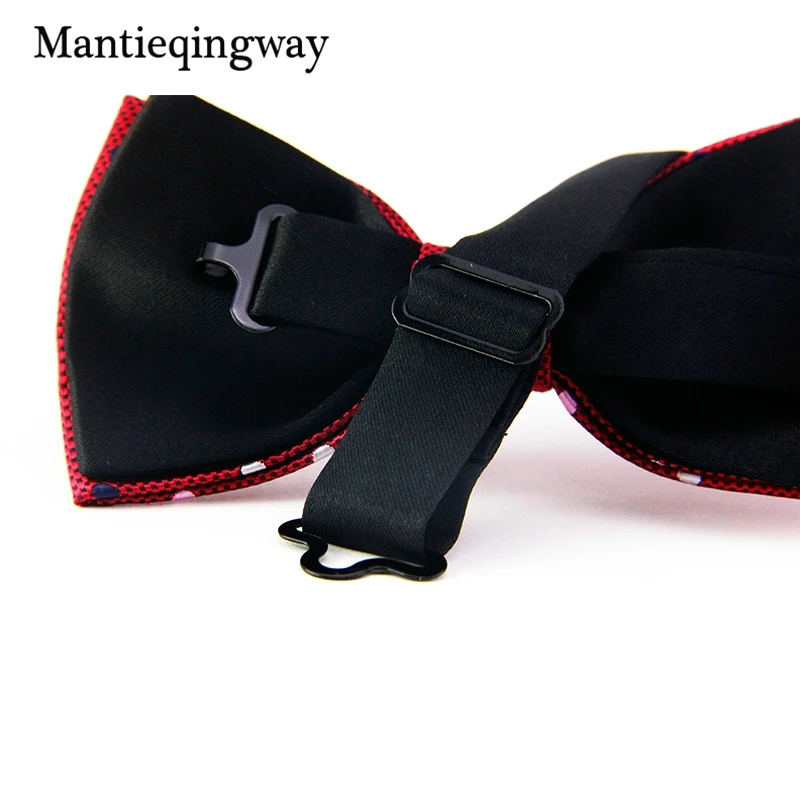 Mantieqingway мужской галстук-бабочка из полиэстера для мужчин брендовый классический