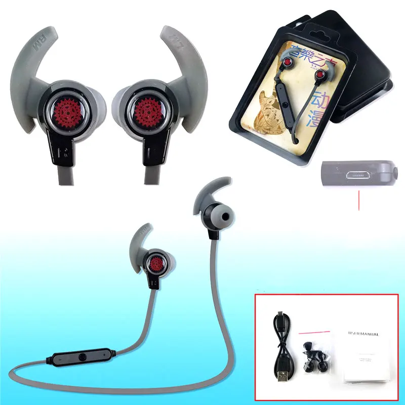 Беспроводные наушники и гарнитура с рисунком Аниме Черный Батлер Себастьян Bluetooth