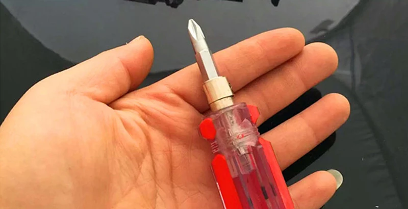1Pc Multitool Phillips Flat Tip Torx Mini Screwdriver Cross Shaped Slotted Double Head Split DIY Repair Tools | Инструменты