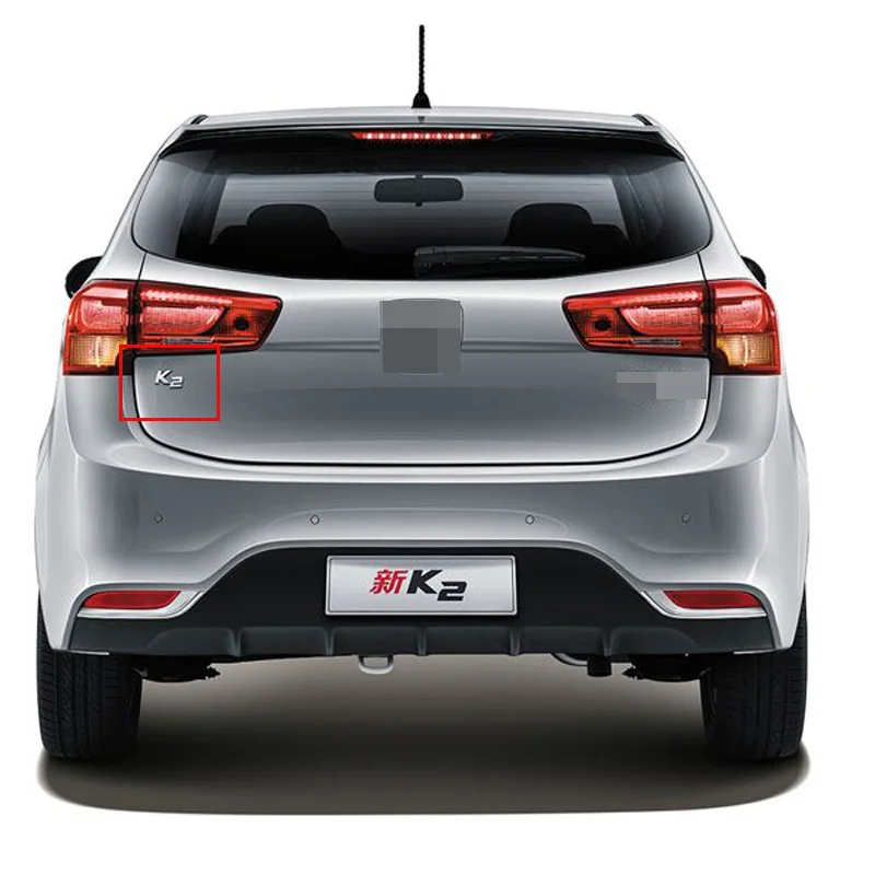 Наклеиваемого покрытия для автостайлинга из ABS пластика на Стикеры для Kia K2 K3 K3S K3DCVVT K3S K4 K5 KX3 KX5 надпись-логотип бренда хвост багажник эмблема Стикеры наклейка