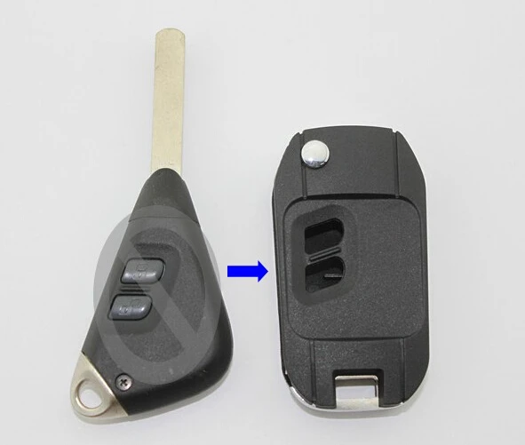 Модифицированный складной чехол для Subaru Legacy Outback FOB с двумя кнопками|key 2 button|buttons