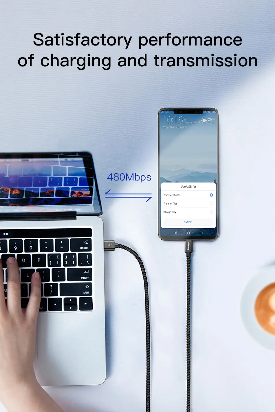 Baseus 5A Supercharge usb type C кабель для huawei mate 20 Oneplus 5 QC 3,0 быстрое зарядное устройство кабель для Xiaomi samsung USB C кабель