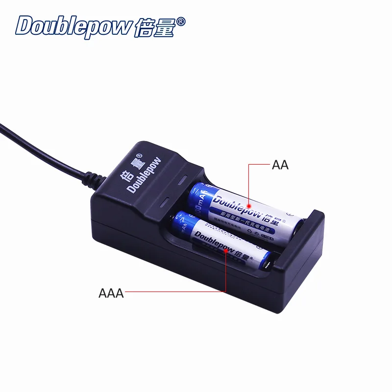 2 слота Doublepow DP UK22 USB светодиодный индикатор Интеллектуальное Быстрое Зарядное