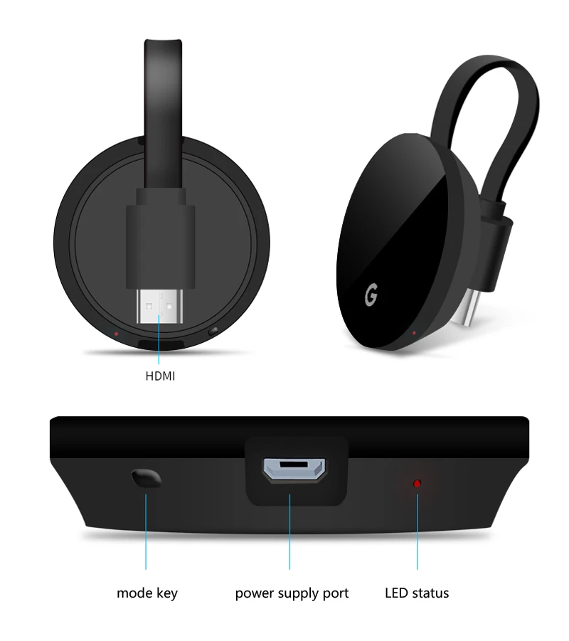 2,4G 5G Miracast Android tv Dongle Mirascreen HDMI Stick Беспроводной Wi-Fi дисплей приемник 1080P HD Airplay медиа стример адаптер